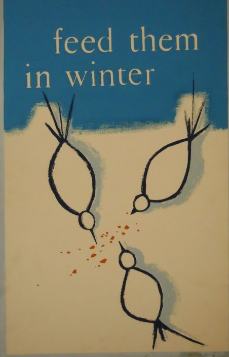 Feed them in winter